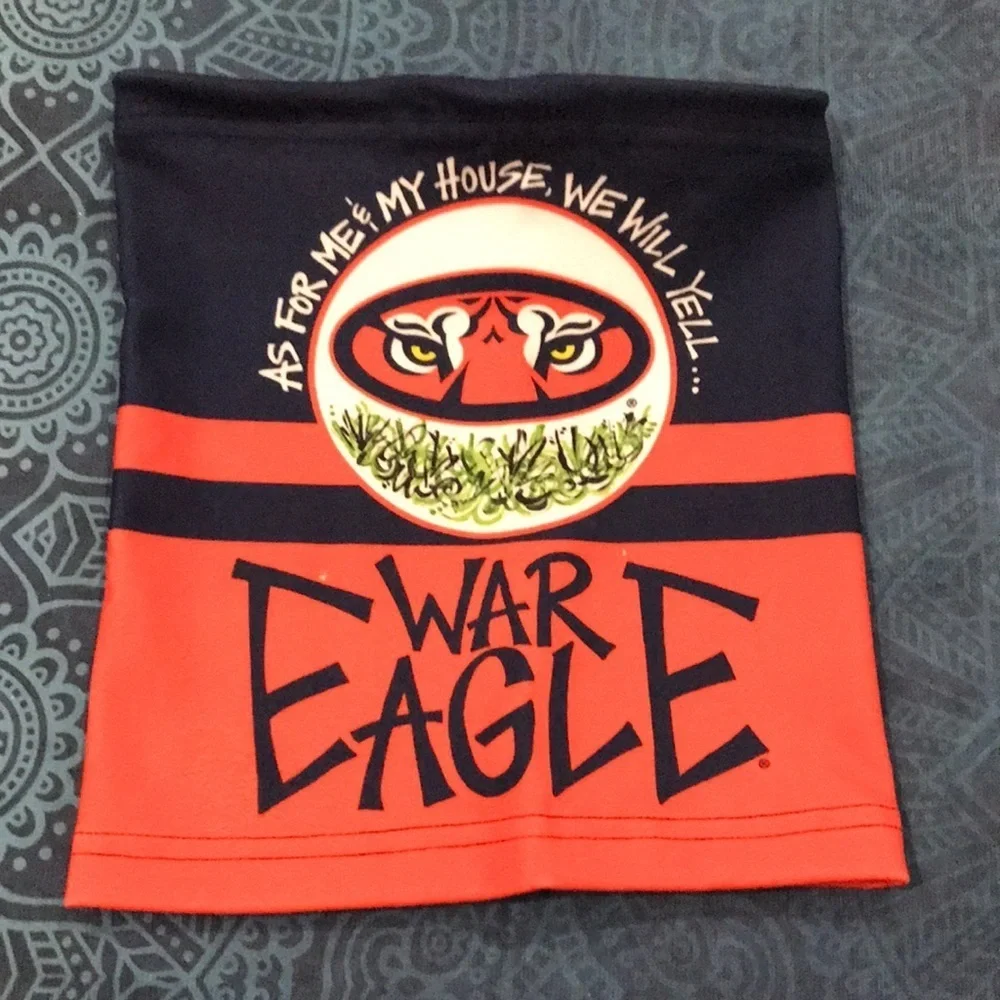 6/$20 New Auburn soft neck gaiter